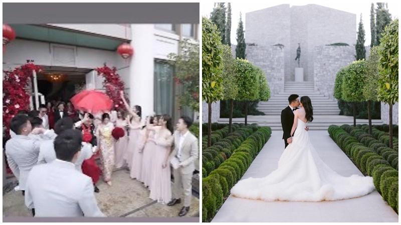 「最美千金」結婚兩周年公開奢華婚禮片段!10億豪宅排場驚人廿對超巨型龍鳳鈪份量十足