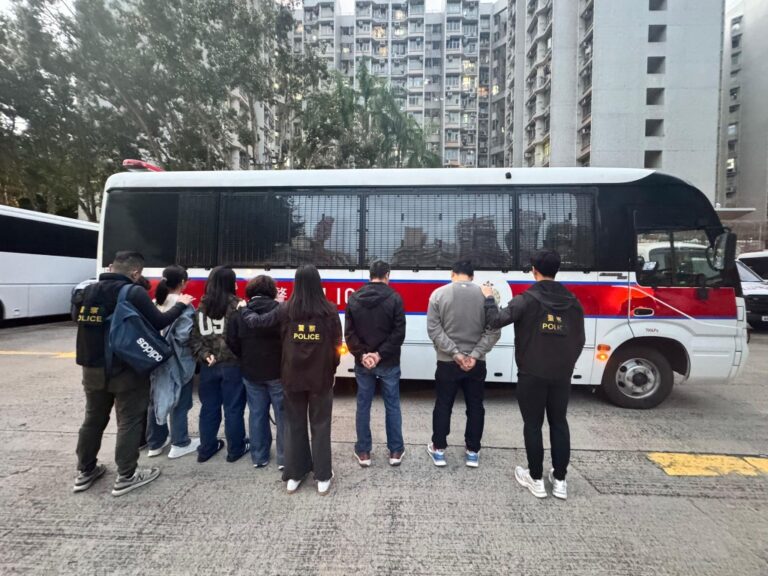 深水埗北河街搗破非法麻雀賭檔，女主持及六名賭客被捕！