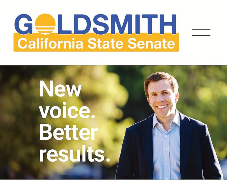 哈佛與史丹佛法學院畢業生 Brian Goldsmith 宣布參選加州第24選區參議員