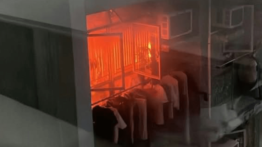 馬鞍山錦豐苑單位起火黑煙沖天 逾200住客緊急疏散