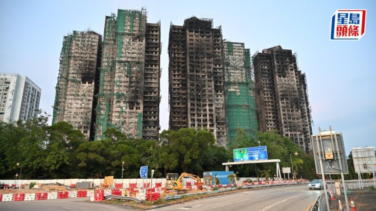 宏福苑五級火｜230幢私樓棚網全拆 政府擬推新制 棚網上架前就地採樣