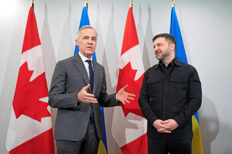加拿大一直是烏克蘭的堅定盟友，卡尼與澤連斯基27日舉行會晤。路透社