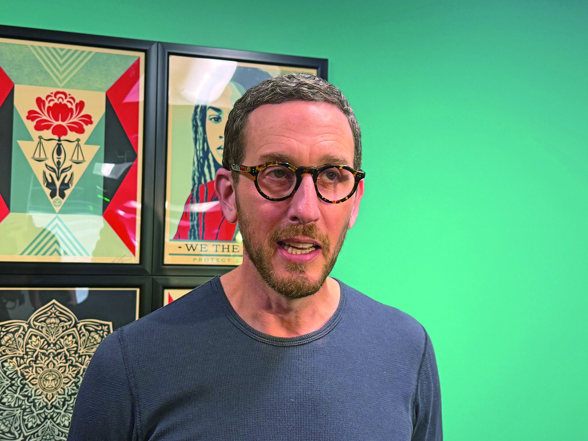 威善高周二召開記者會。 記者陳程威攝