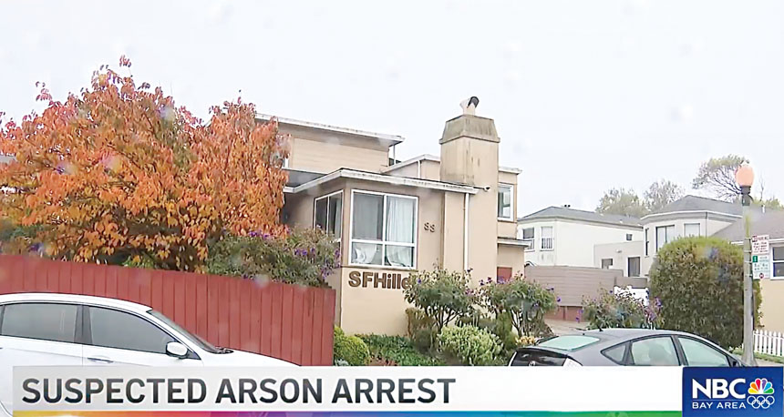 猶太學生組織「三藩市希特爾」。 NBC電視畫面