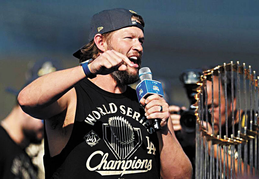 前揚基名將克蕭坦言樂見道奇崛起，是棒球界幸事。資料圖片