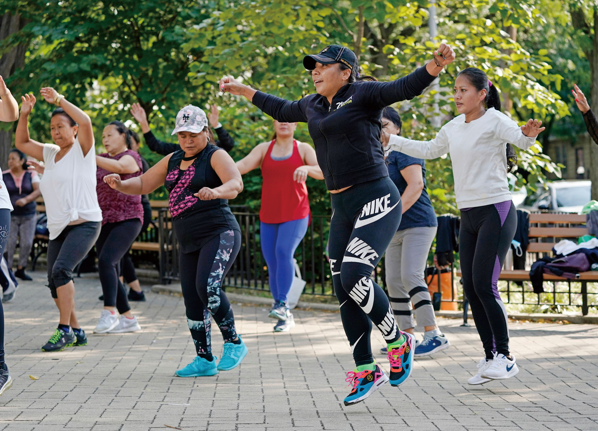 根據一項最新調查,25%美國人的新年願望是多做運動。美聯社資料圖片