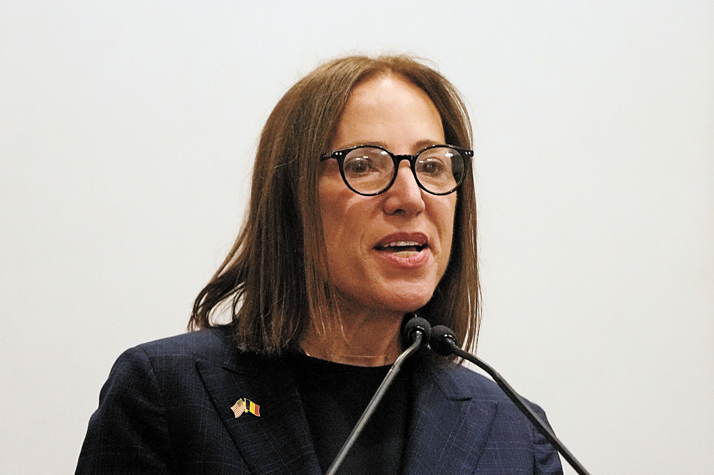 副州長康伊蓮參選州財長。美聯社資料圖片