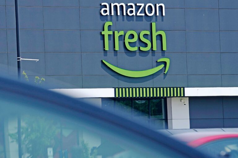 亞馬遜宣布關閉全美旗下生鮮超市Amazon Fresh。美聯社資料圖