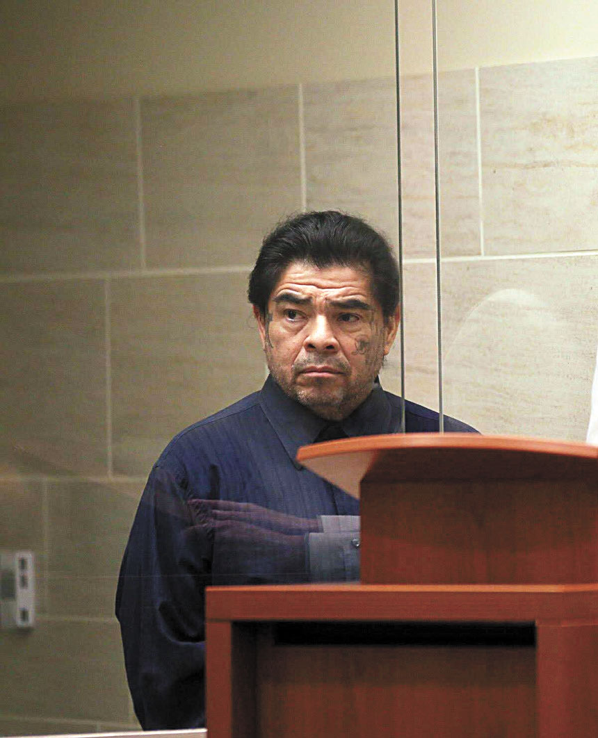 被告佩雷斯攝於2020年出庭。Owen Yancher/The Davis Enterprise/Pool