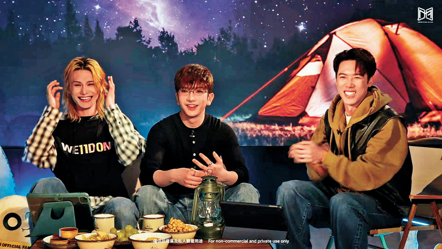 Jeremy、Anson Lo、Stanley現身網上粉絲見面會,透露MIRROR的未來動向。