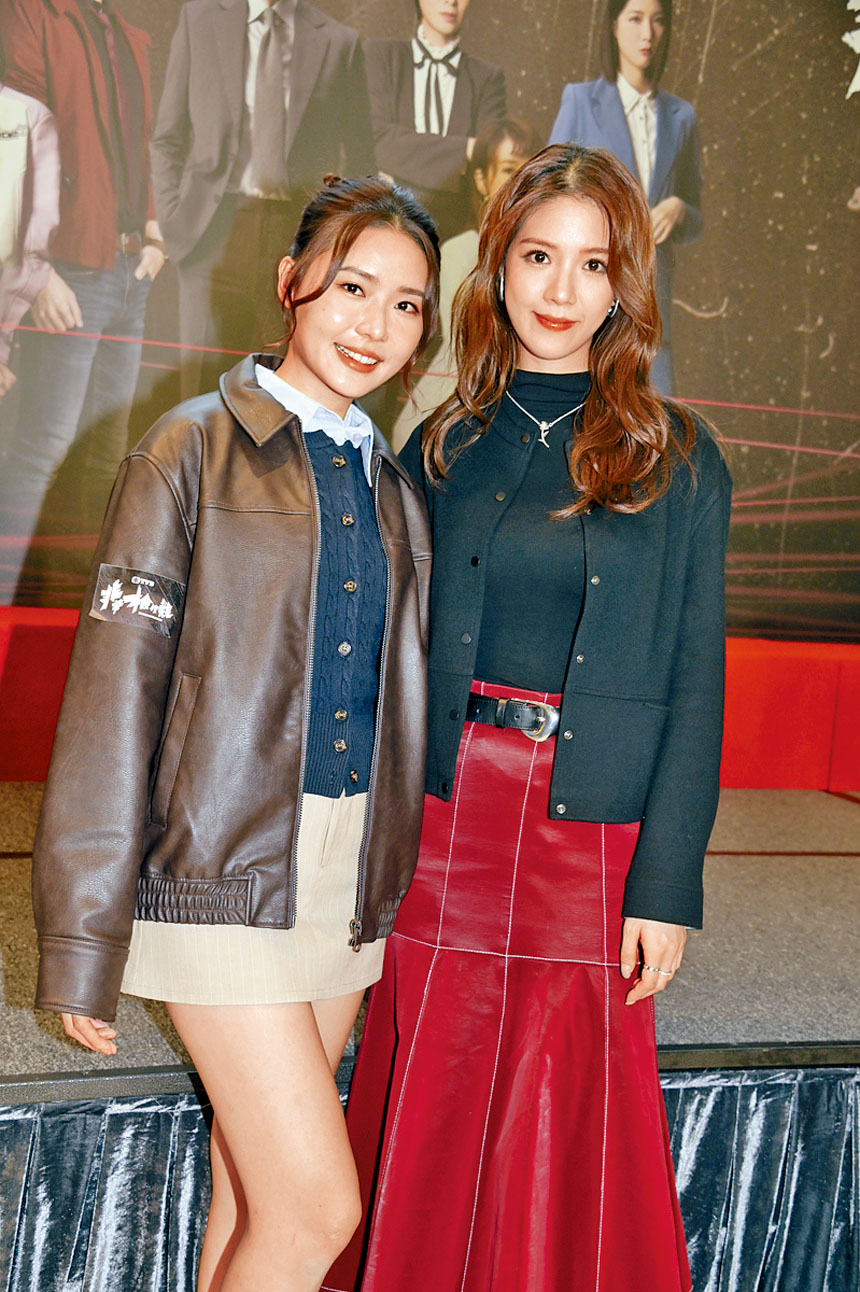 陳曉華（右）認為抽離角色無難度。