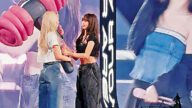 ■Lisa與Rosé齊齊玩巨型應援。