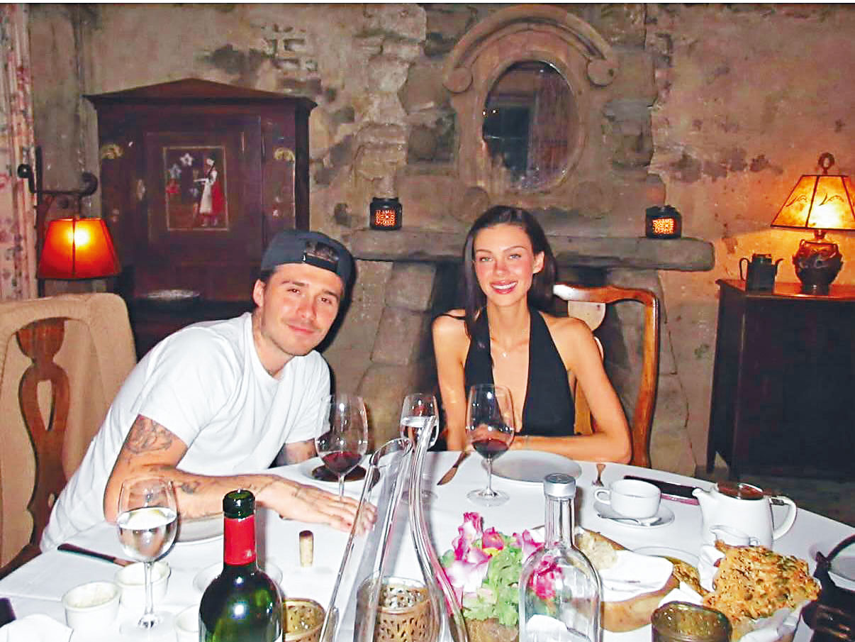 妮歌娜和Brooklyn近日到聖芭芭拉度假，被指豪飲價值10萬美元的名酒。