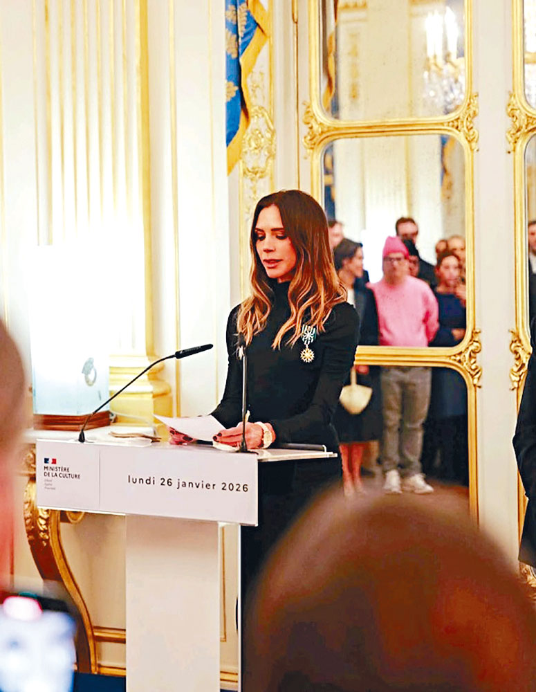 Victoria致辭時，特別感謝了老公和子女們支持她發展事業。