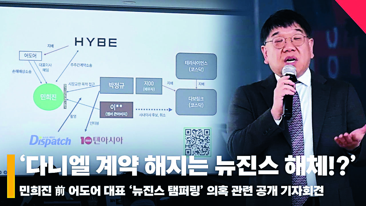 ■律師稱因NewJeans家人與一名商人，利用閔熙珍策劃挖角及操控股價。