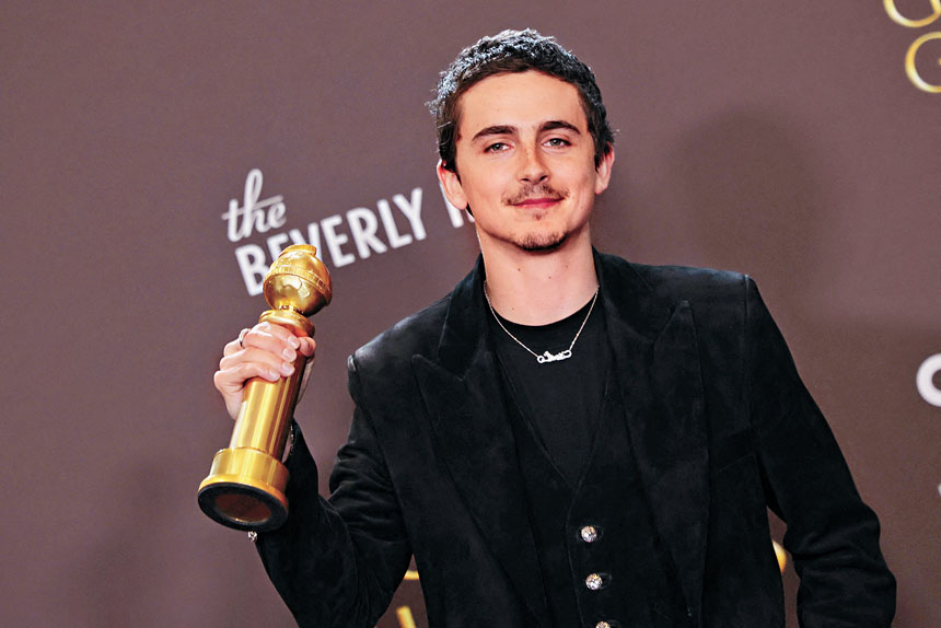 金球影帝添麥菲查洛美再憑《Marty Supreme》獲影帝提名。