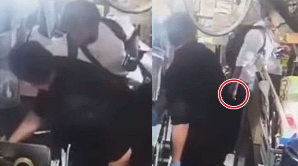 【屯門槍擊直擊】詭異男潛DONKI廚房搶刀 商場亂斬挾人質 警開兩槍擊斃