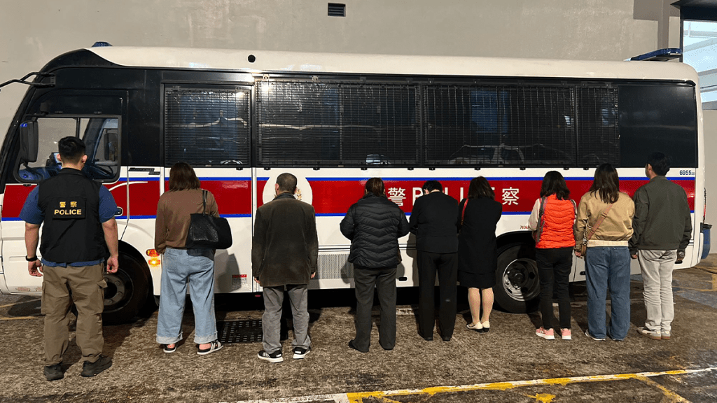 大埔警冚非法賭檔 9男女被捕 57歲女主持落網