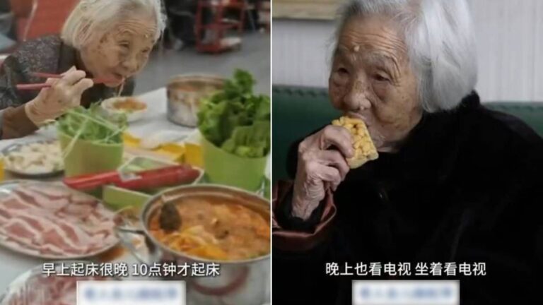 顛覆想像！溫州101歲阿婆「反向養生」：熬夜煲劇、零食當飯食，全靠呢個秘訣！