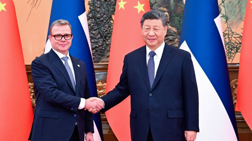 習近平會晤芬蘭總理奧爾波 籲大國帶頭講平等法治合作誠信