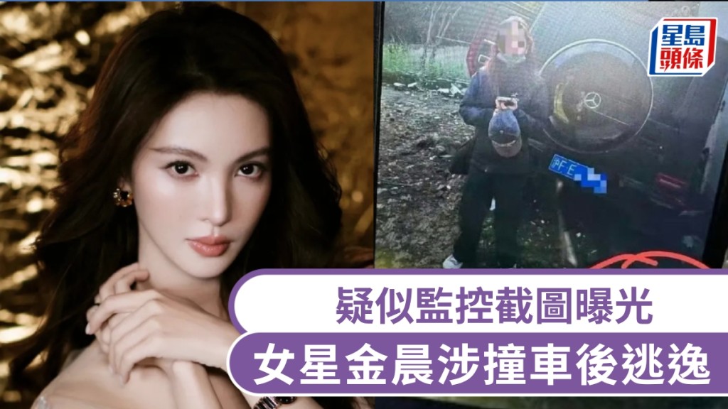 金晨捲入撞車逃逸風波！疑找助手頂包 保險公司證實撤銷報案