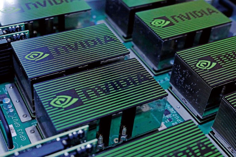 美新政策影響在台灣製造的英偉達H200芯片。路透社資料圖片