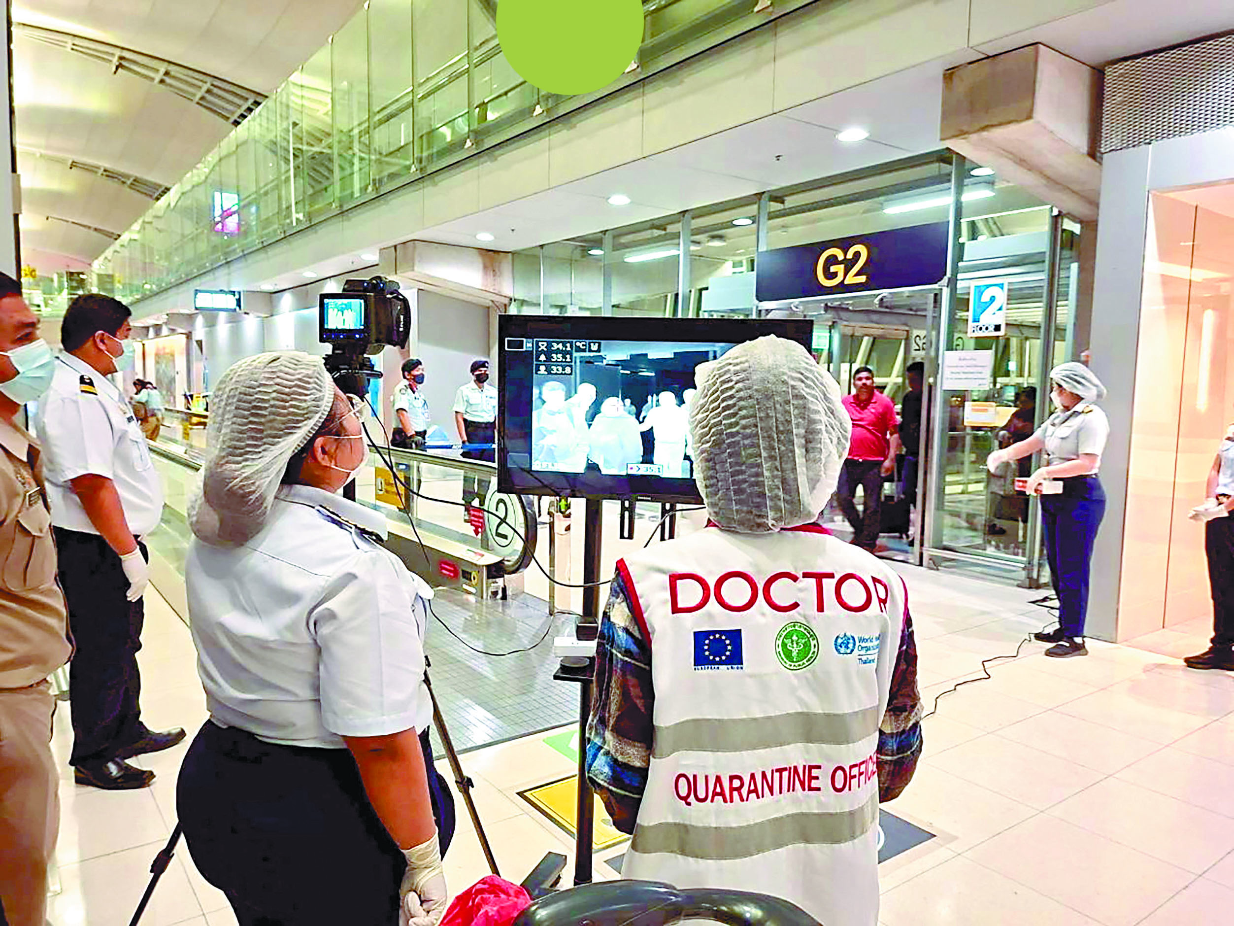 泰國對對從印度西孟加拉邦抵達的乘客實施健康檢查措施。路透社