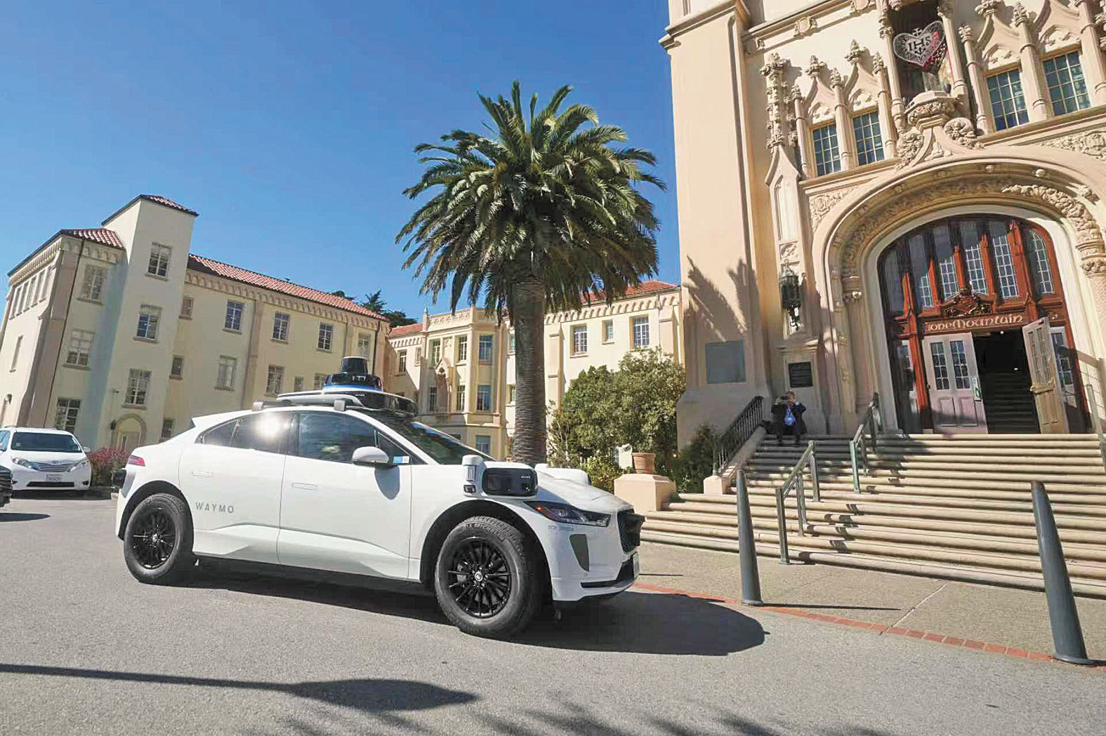 Waymo自動駕駛電動車。美聯社資料圖片