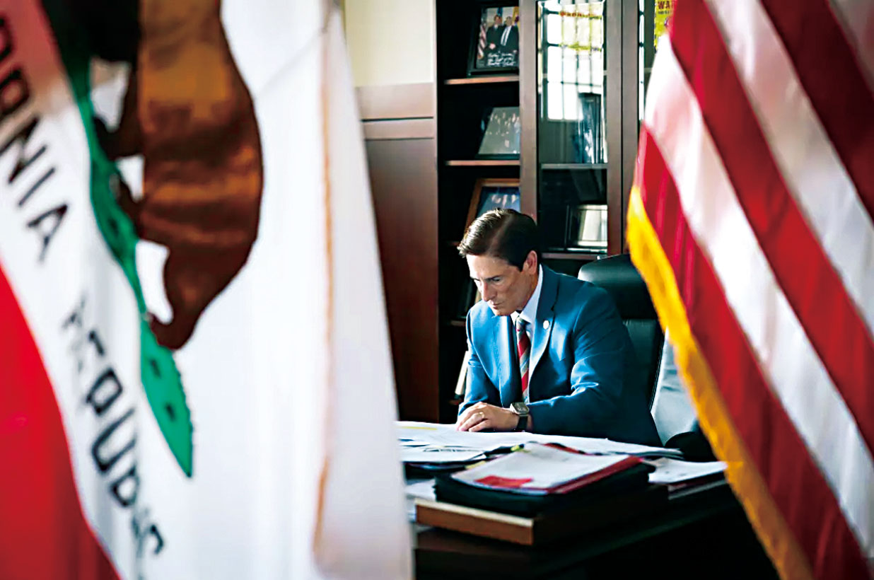 洛縣地檢官霍克曼。洛杉磯時報