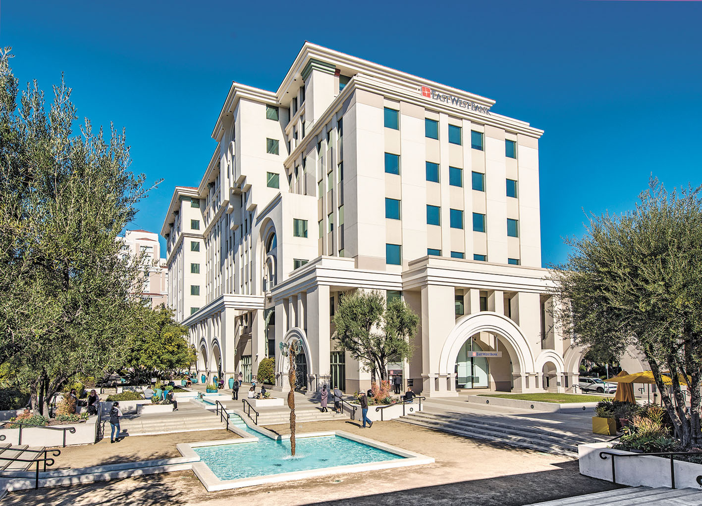 華美銀行總部大樓外景。華美銀行提供