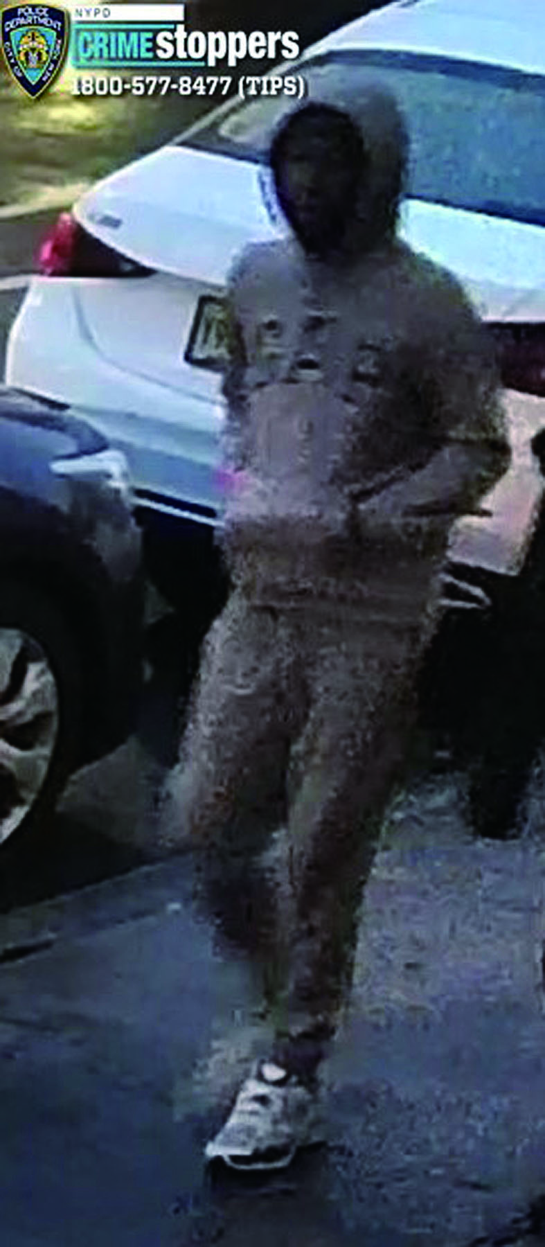 圖為其中一名涉案人員。 NYPD