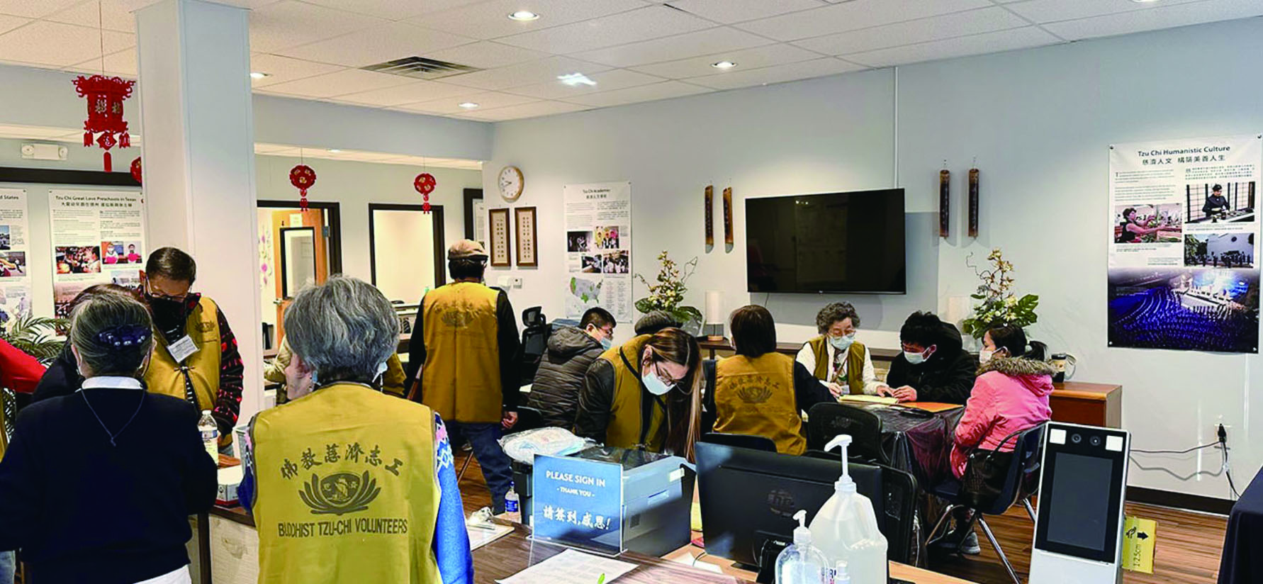 慈濟免費報稅服務。圖片來源：慈濟官網