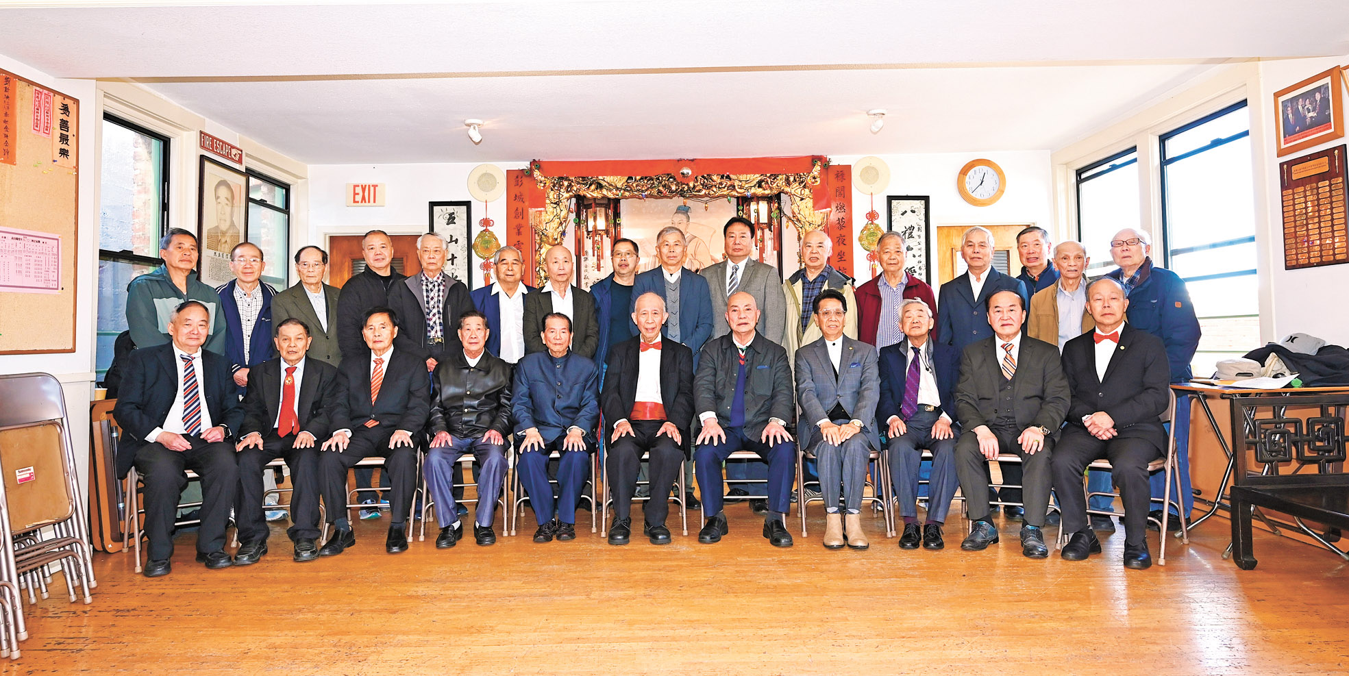 劉家公所正副主席、元老、顧問暨同仁共同祈願新的一年劉氏族務興旺,會務昌隆。馬紅兵攝