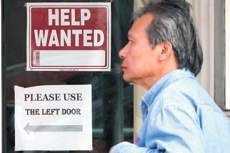 加州就業發展局發表數據「非常糟糕」。美聯社資料圖