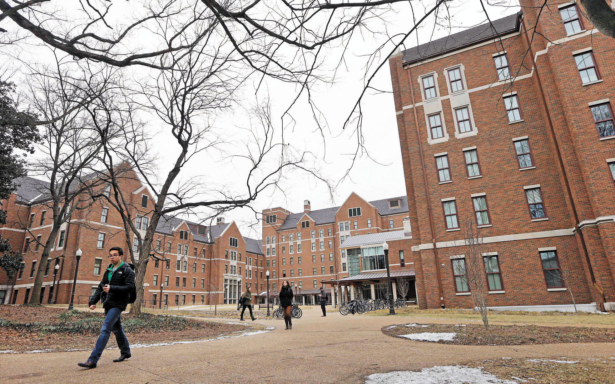 圖為田納西州范德堡大學校園。美聯社資料圖片