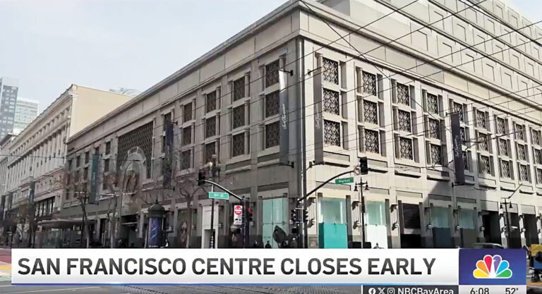 見證零售輝煌 三藩市中心商場歇業