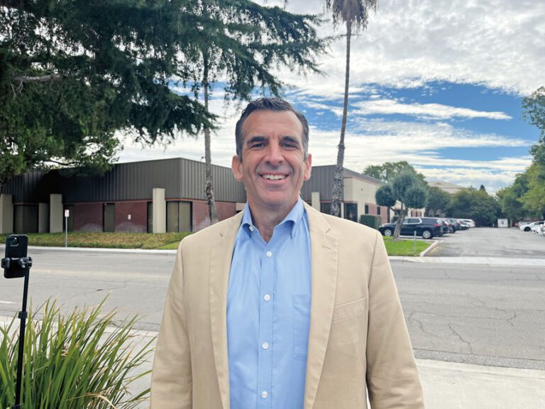 代表加州第16選區的國會眾議員李卡多（Sam Liccardo ）。記者王蔚攝