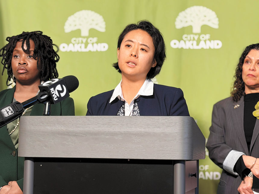 王夏琳稱積極打擊人口販運問題。記者蘇婕雅攝