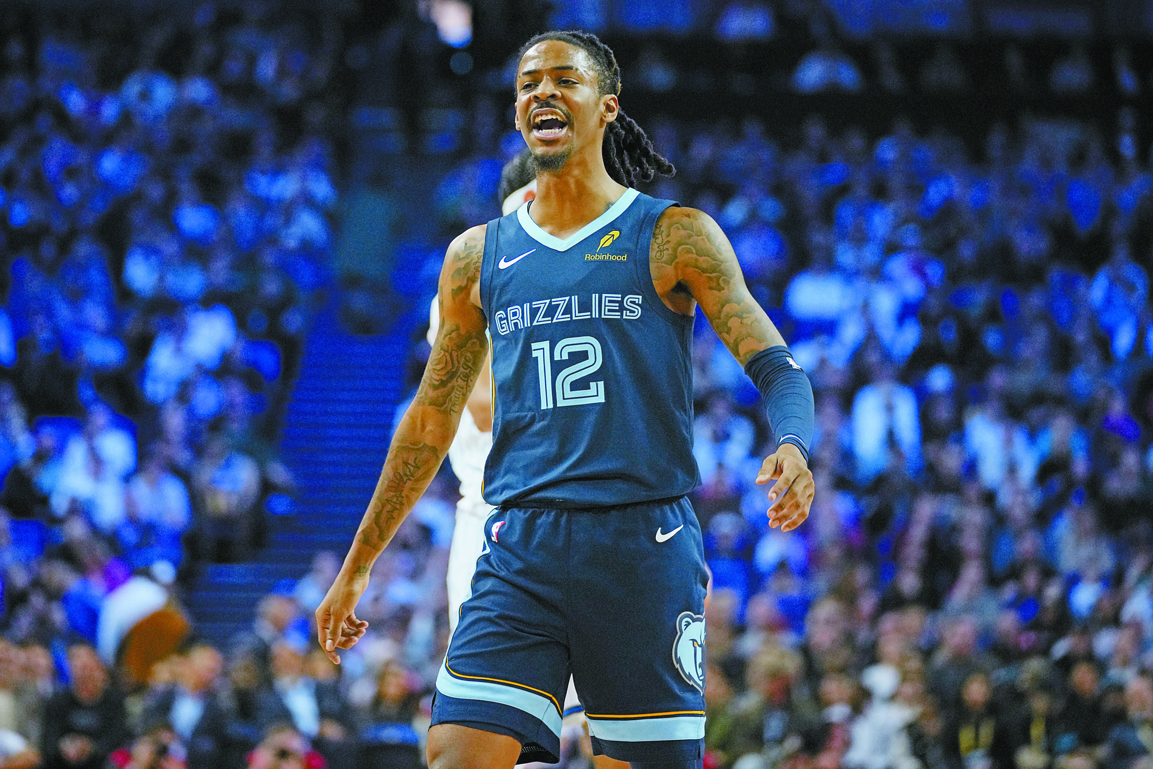 帶隊獲勝,莫蘭特趾高氣揚。路透社