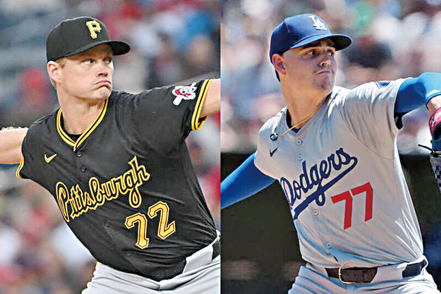 打虎親兄弟，萊恩兄弟檔為道奇衛冕添砝碼。資料圖片