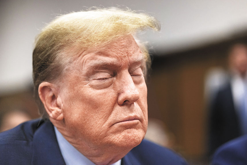 總統特朗普健康狀況備受關注。美聯社資料圖片