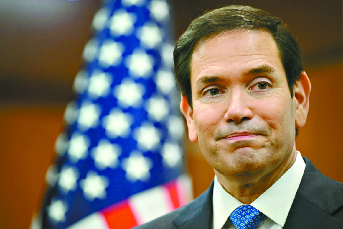 國務院6日在簽證保證金名單上再增25國,使其達到38個國家。圖為美國國務卿魯比奧。美聯社