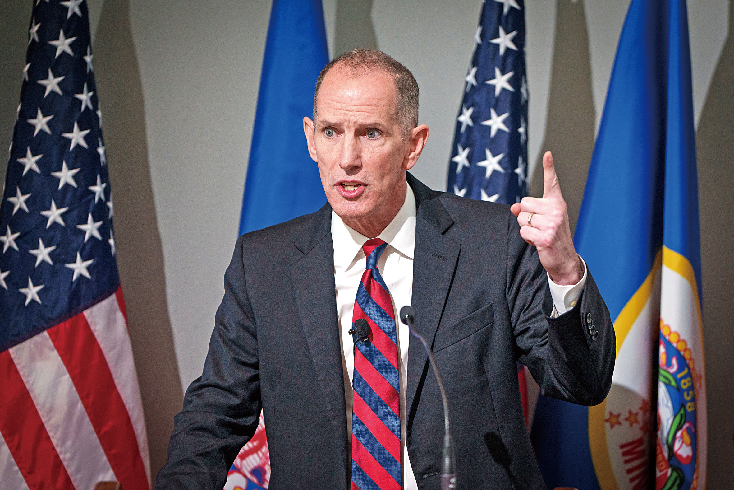 明尼蘇達州共和黨籍的州長參選人馬德爾宣布退出州長選戰。美聯社