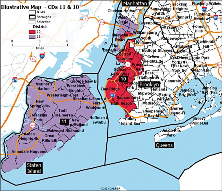 第10和11選區國會劃線。