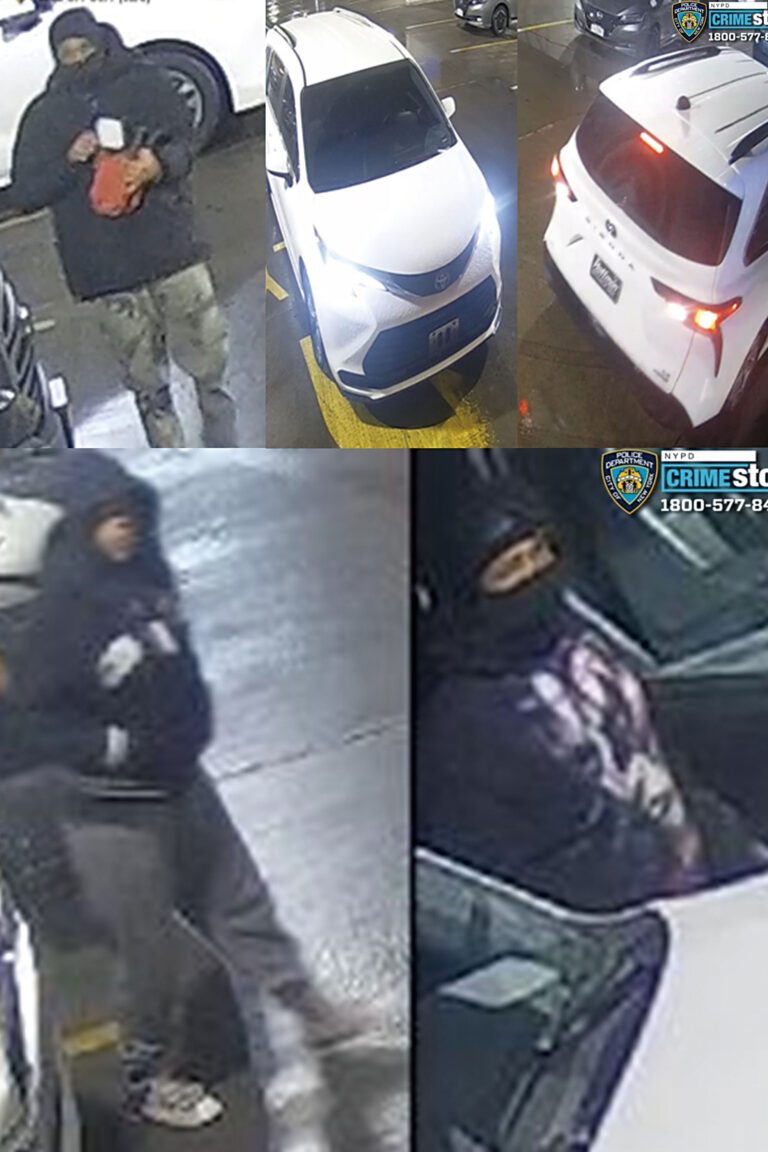 圖為涉案團夥及其所駕駛車輛。NYPD