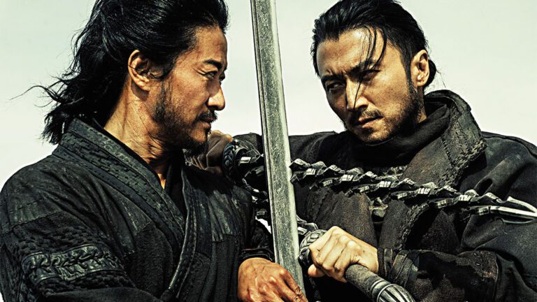 《鏢人：風起大漠》吳京、謝霆鋒劇照。片方提供