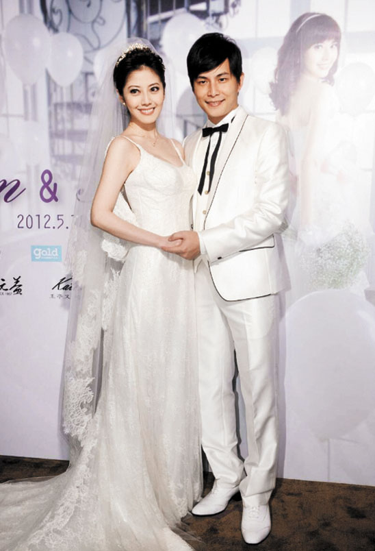 韓瑜（左）與孫協志曾有過一段婚姻。網上圖片