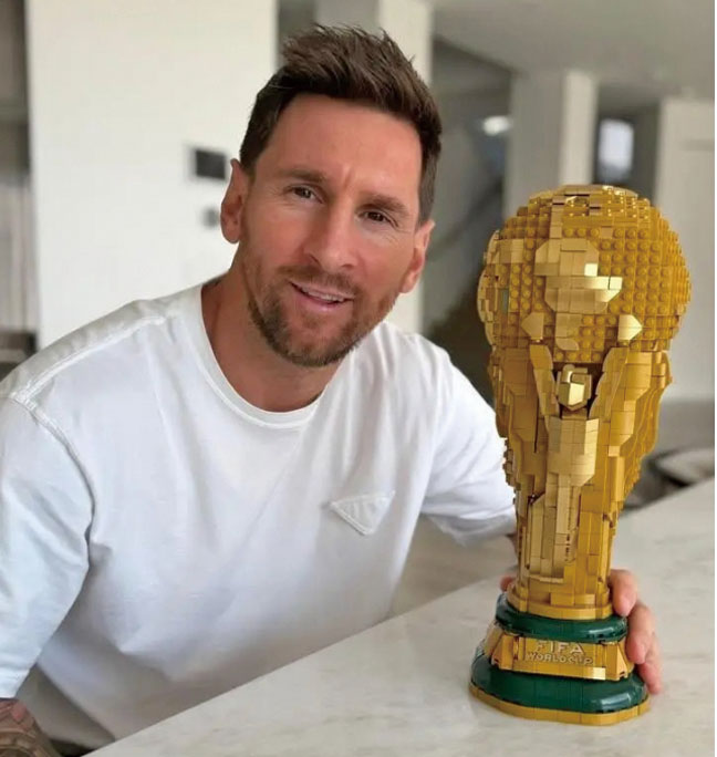 美斯希望在美加墨世界盃衛冕大力神盃。網上圖片