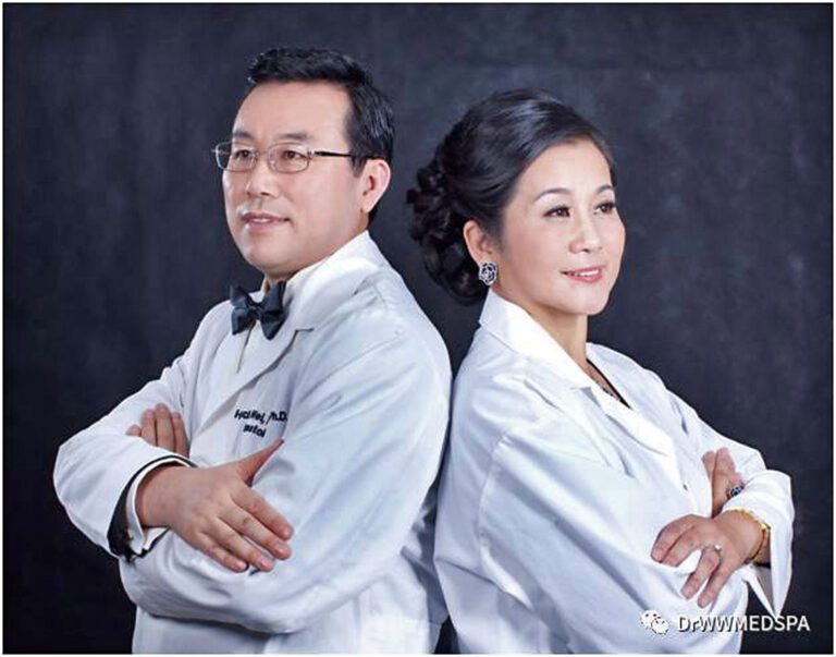 魏華臣皮膚診所及鐳射美容中心由（左）魏華臣醫師，（右）王雁醫師主理，他們帶領一班強大頂尖皮膚科醫療團隊，傳承了皮膚醫生所應具有的優秀品德和高超的診治技巧，為您提供全方位和安全專業的醫療服務。