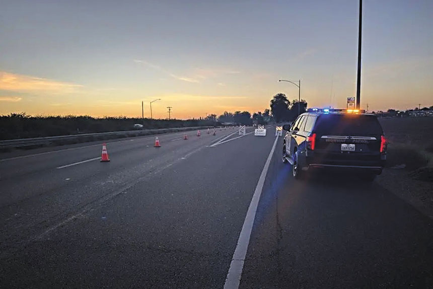 中加州99公路路段發生車禍導致四死一傷。加州公路巡警局